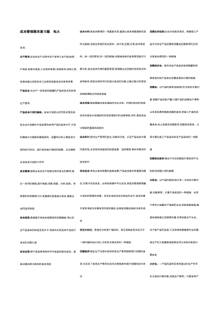 2025年电大成本管理期末复习题