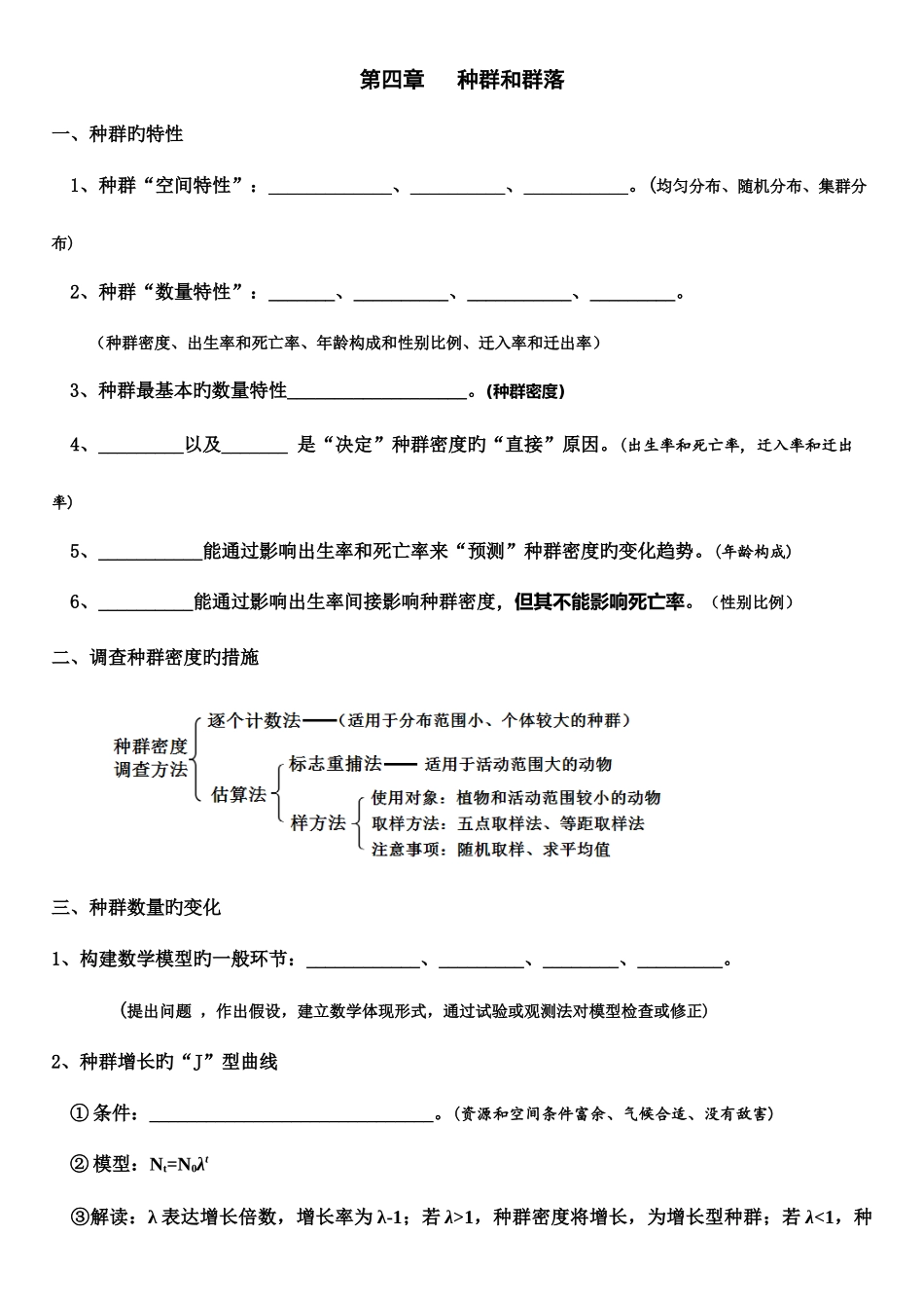 2025年种群群落知识点_第1页