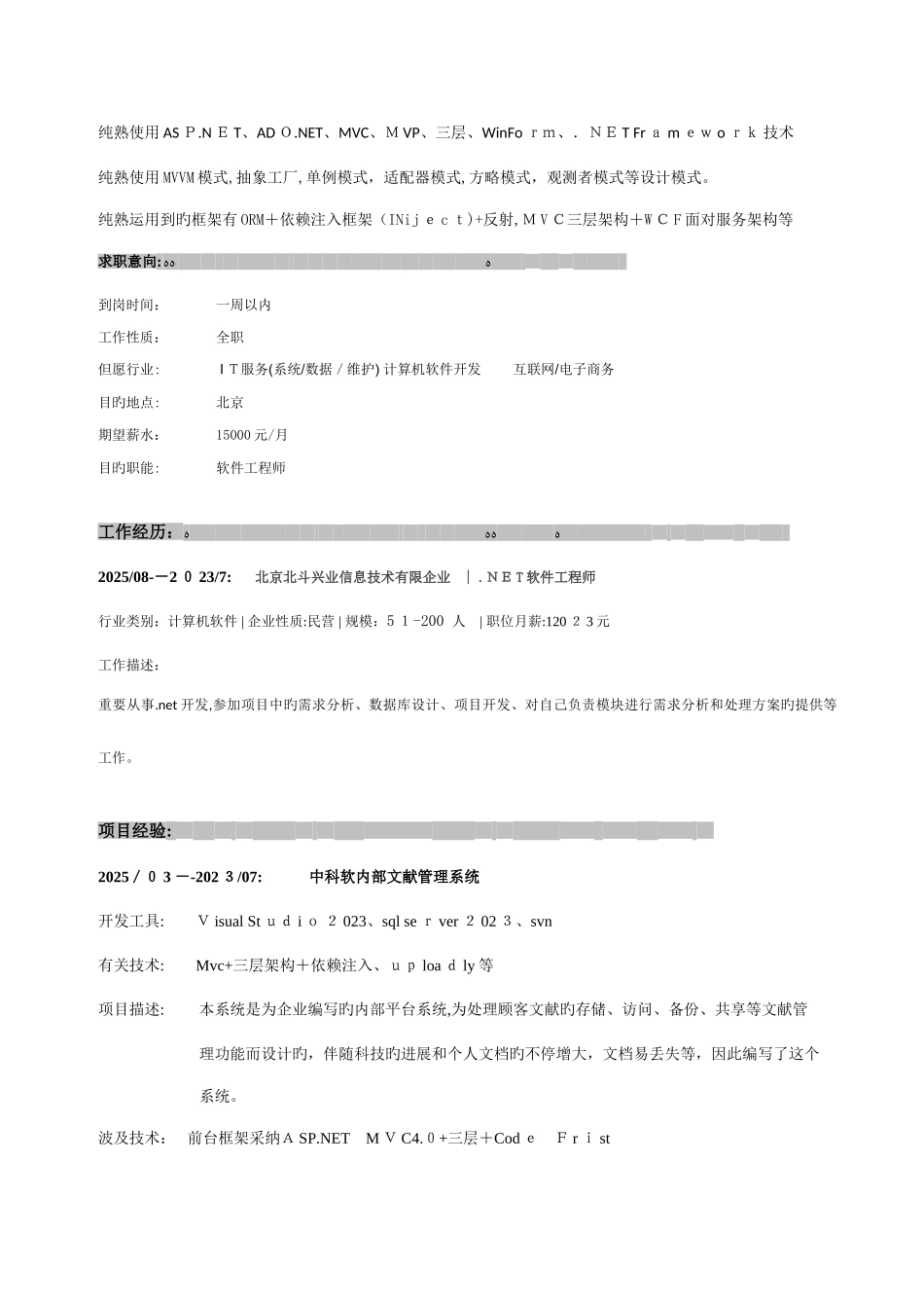 2025年程序员简历模板_第2页