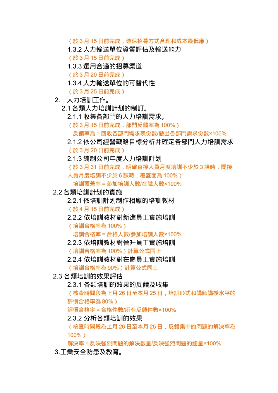 2025年管理部工作开展计划书_第2页