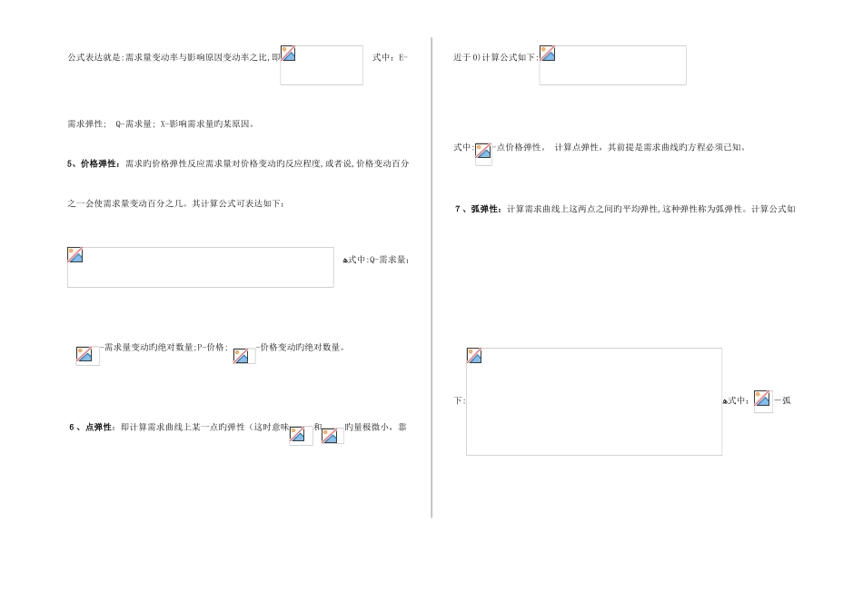 2025年管理经济学全套公式_第2页
