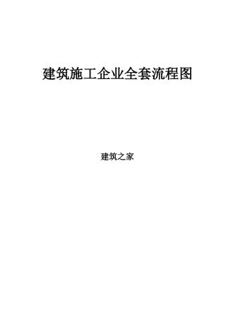 2025年精品建筑施工企业全套流程图