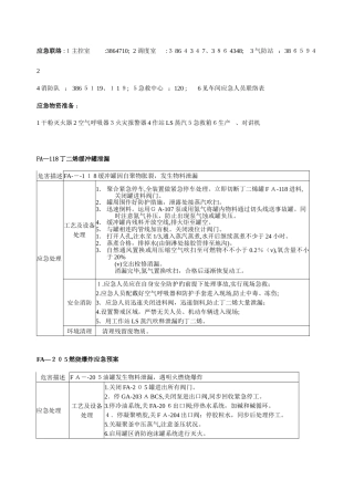 2025年缓冲罐泄漏应急预案