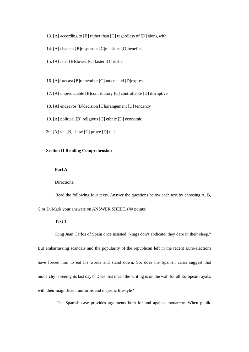 2025年考研英语一真题及答案详细解析_第3页