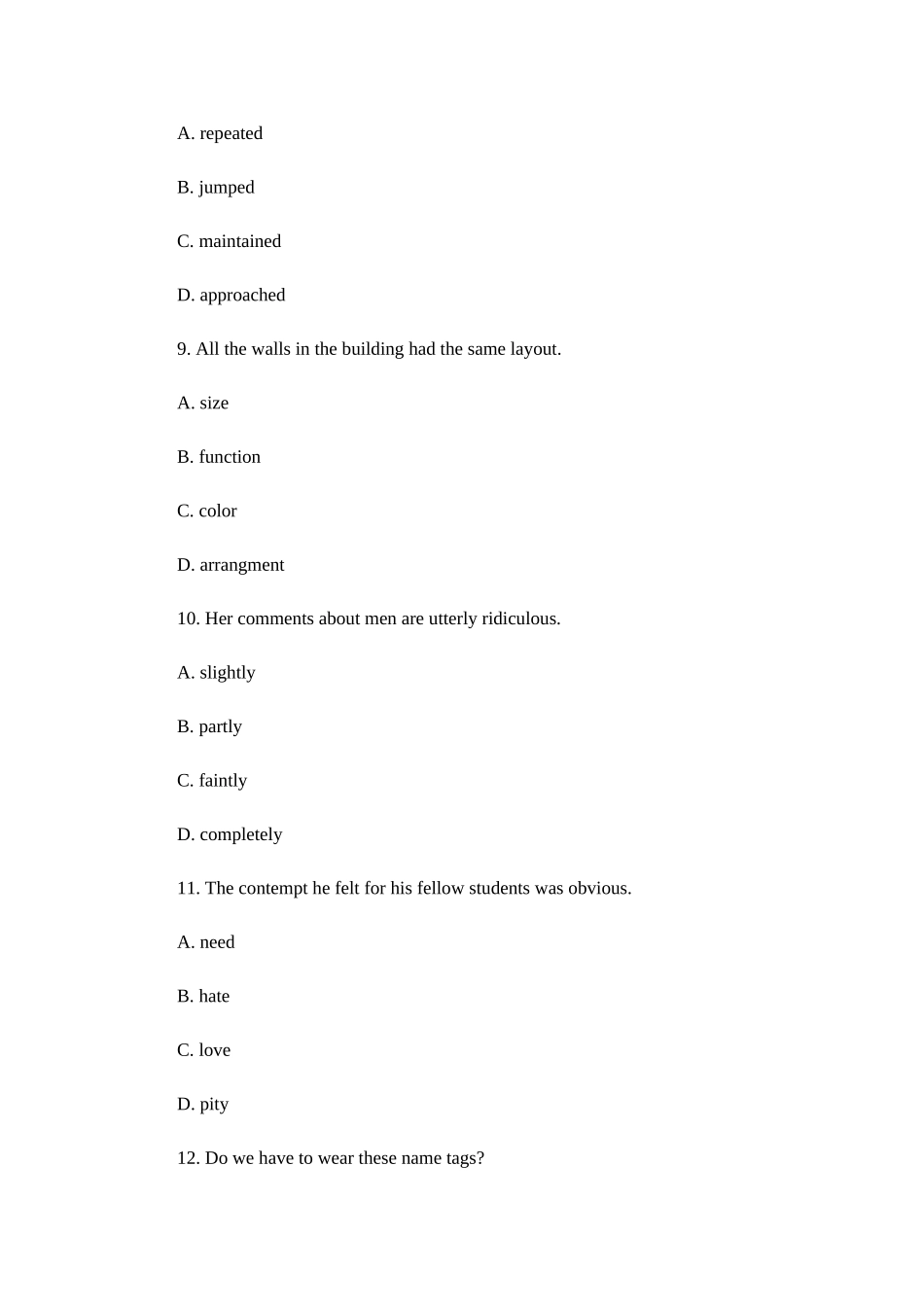 2025年职称英语考试模拟真题及答案版下载综合类B级_第3页