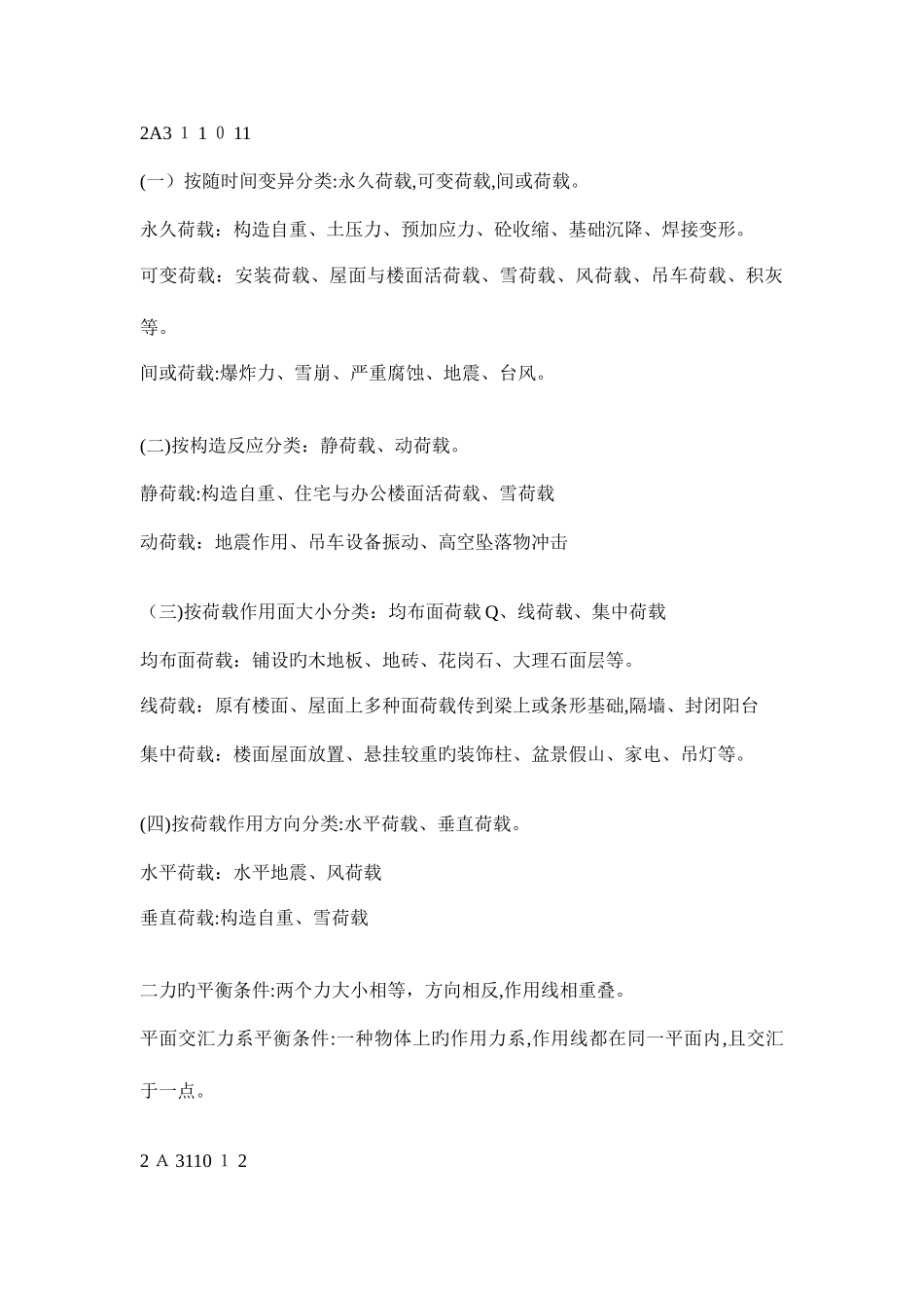 2025年自己收集整理二级建造师建筑工程管理与实务精华_第1页
