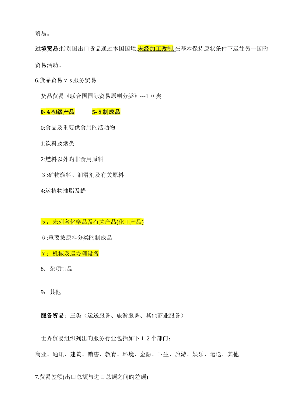 2025年自考国际贸易理论与实务复习重点_第2页