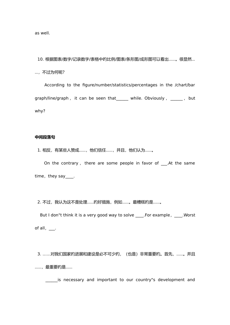 2025年英语四级作文万能模板及范文_第3页