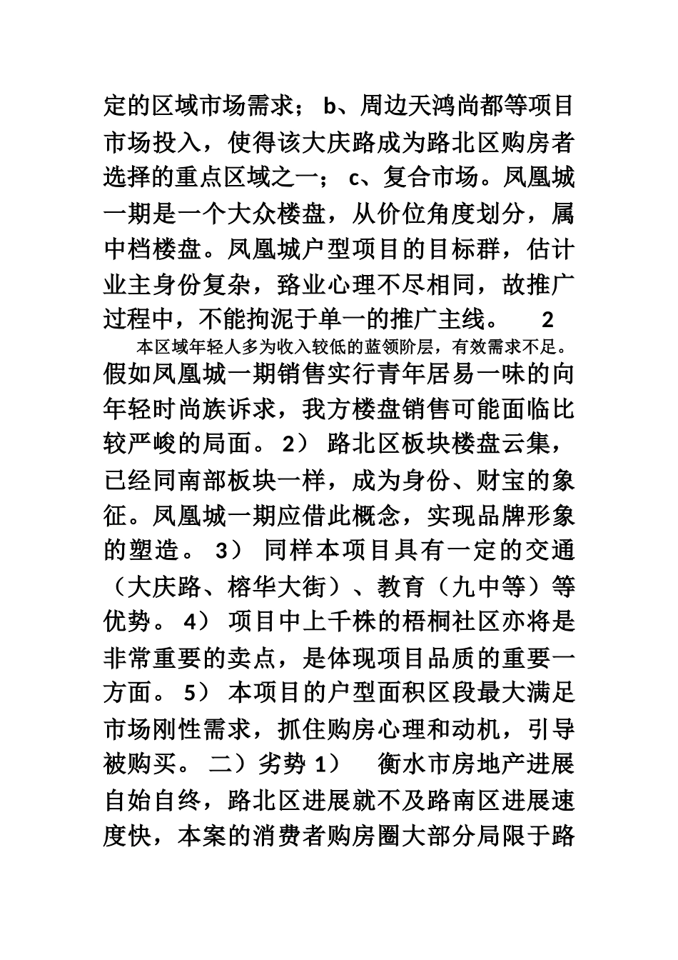 2025年衡水市弘瀚·凤凰城营销策略报告_第2页