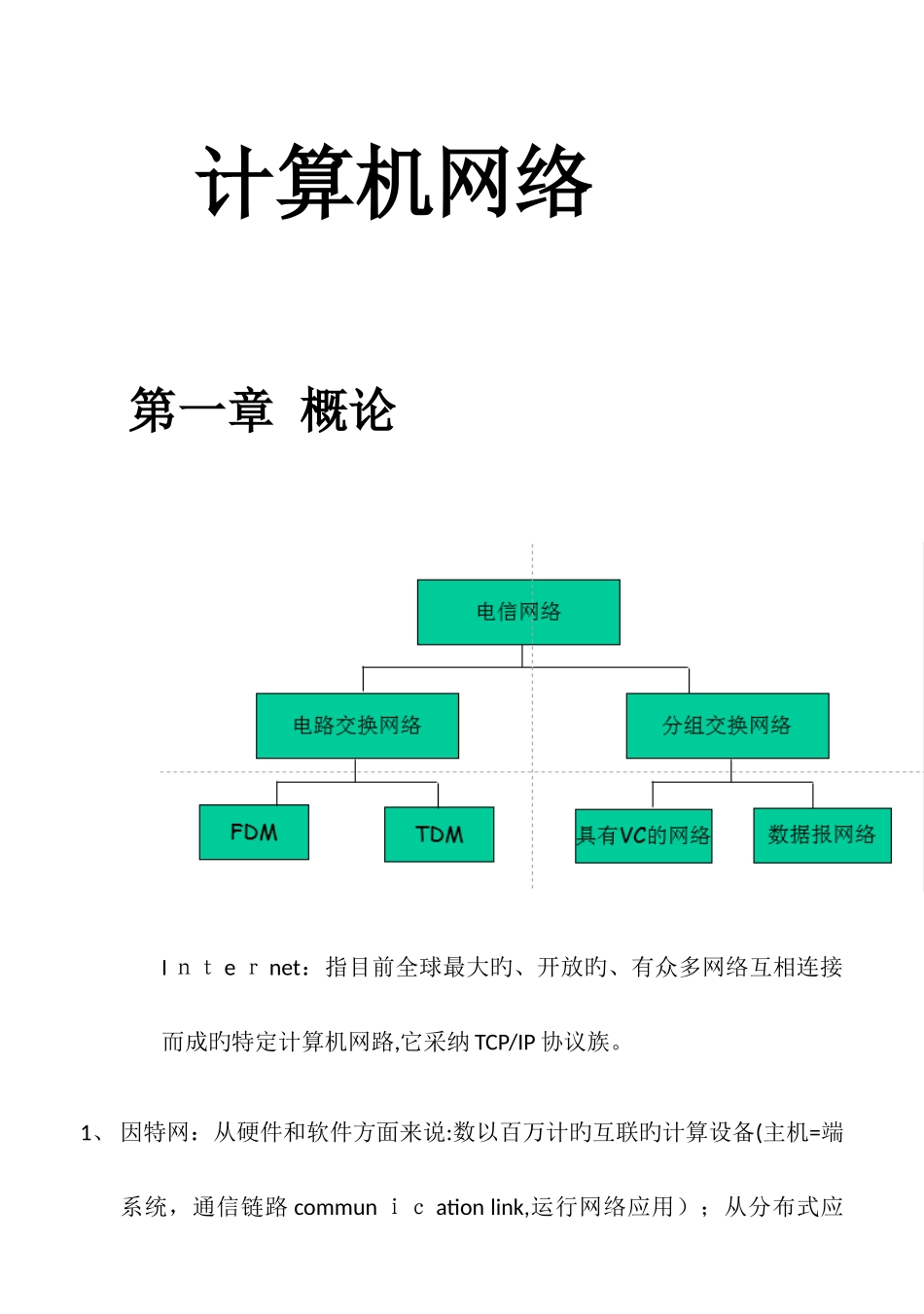 2025年计算机网络复习笔记_第1页