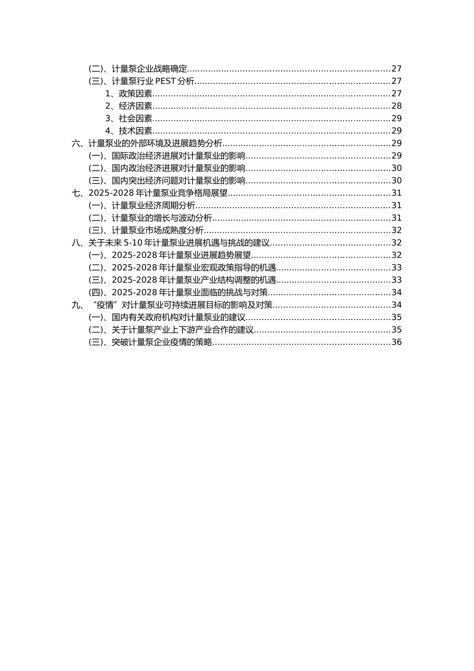 2025年计量泵行业洞察报告及未来五至十年预测分析报告精选全文_第3页