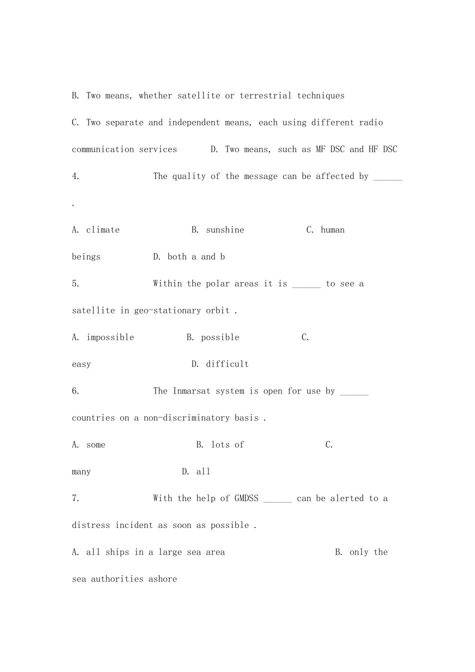 2025年通信英语题库_第2页
