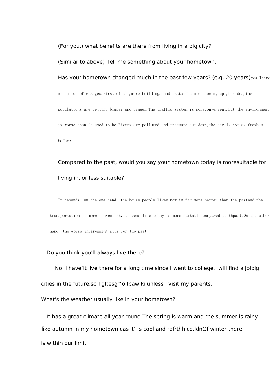 2025年雅思口语第一部分准备问题加答案_第3页