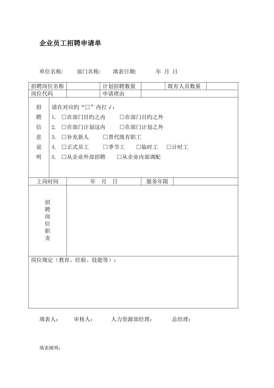 2025年面试所需表格_第1页