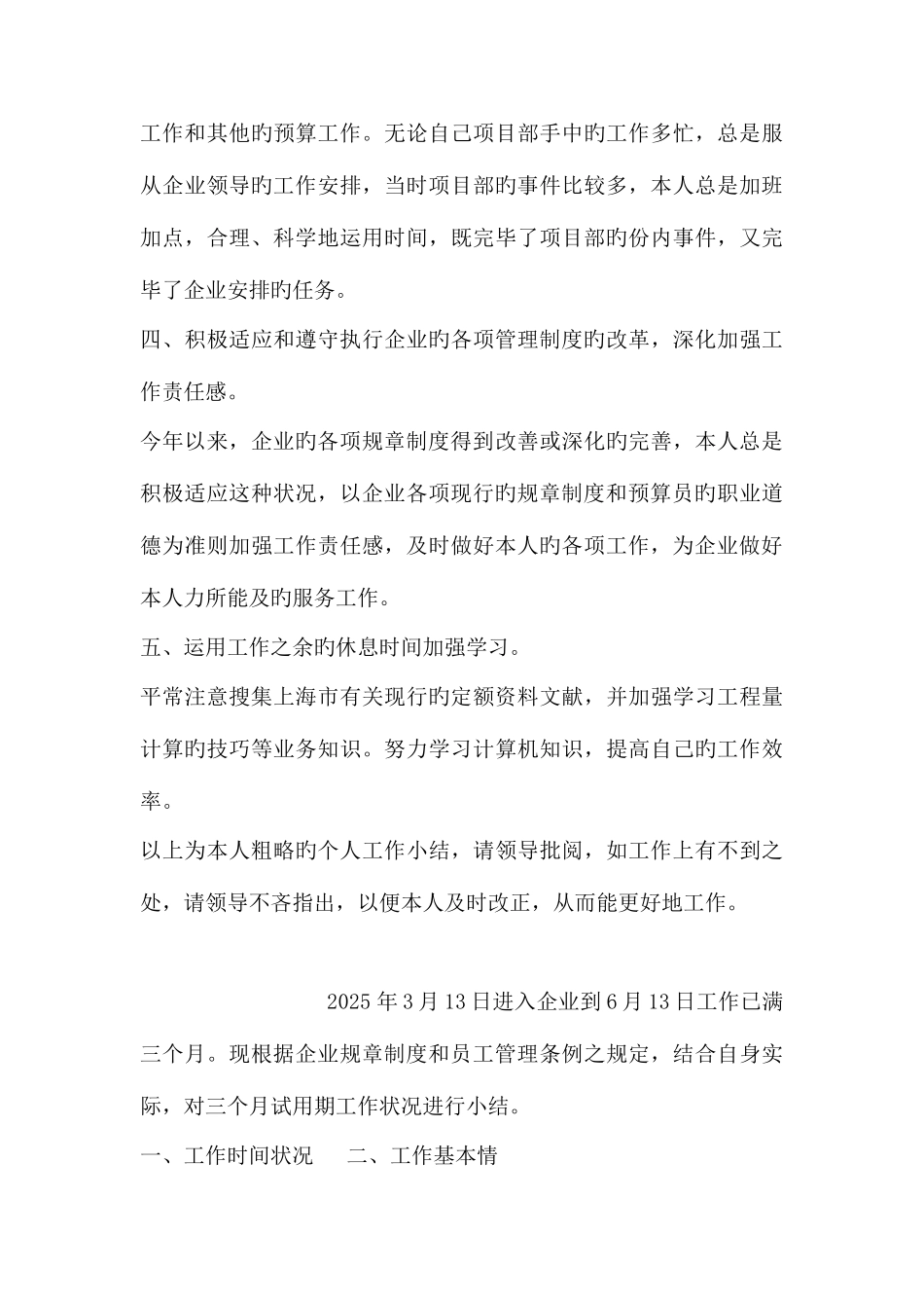 2025年预算员个人工作小结_第3页