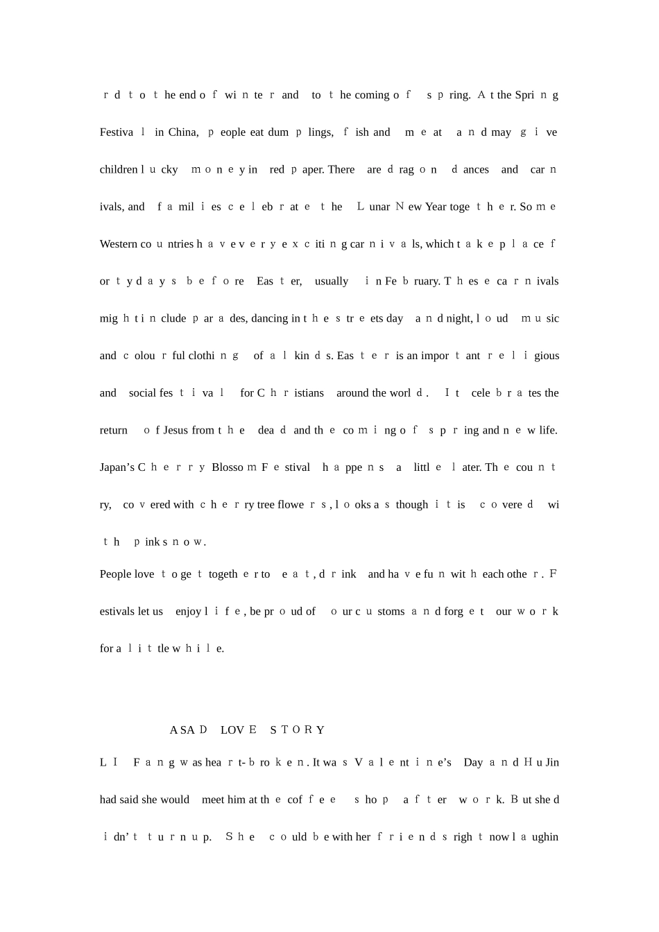 2025年高一英语人教版必修三全册课文内容_第3页