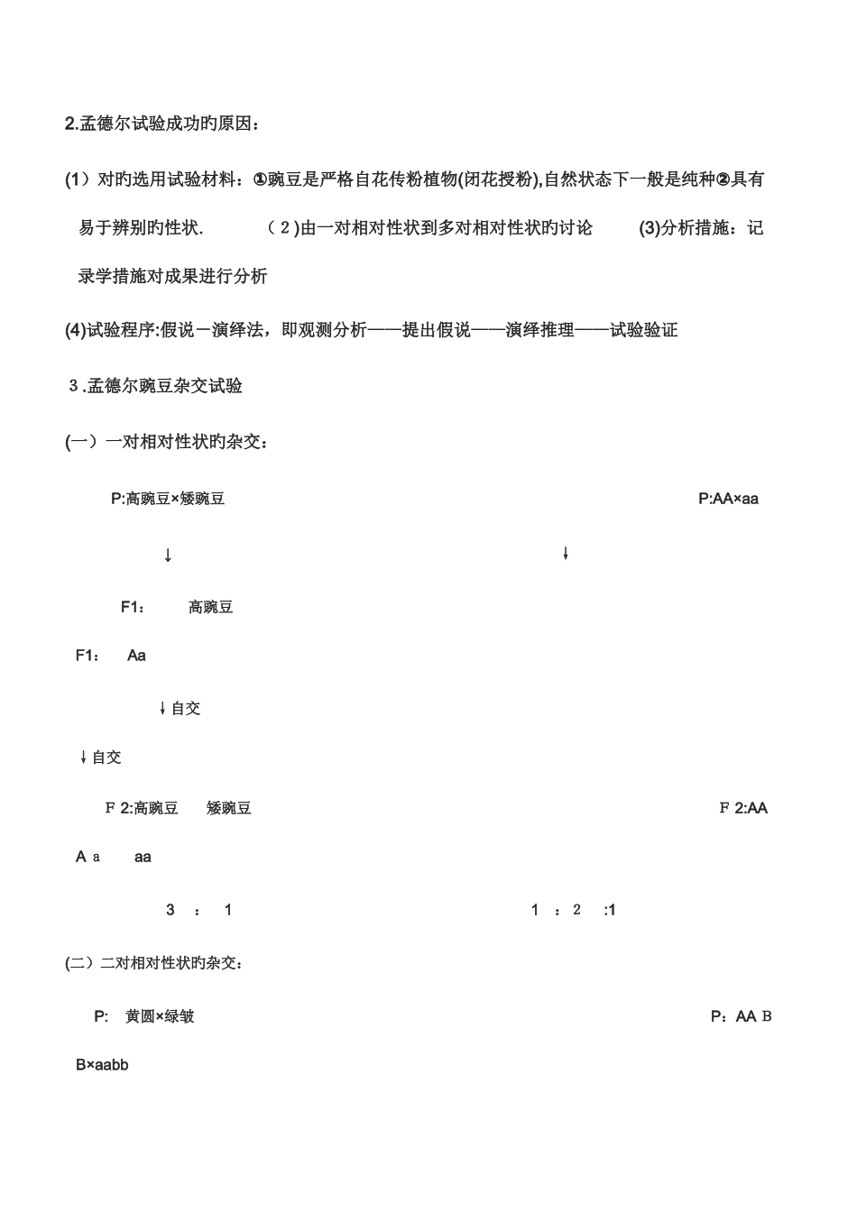 2025年高一生物必修二知识点总结_第2页