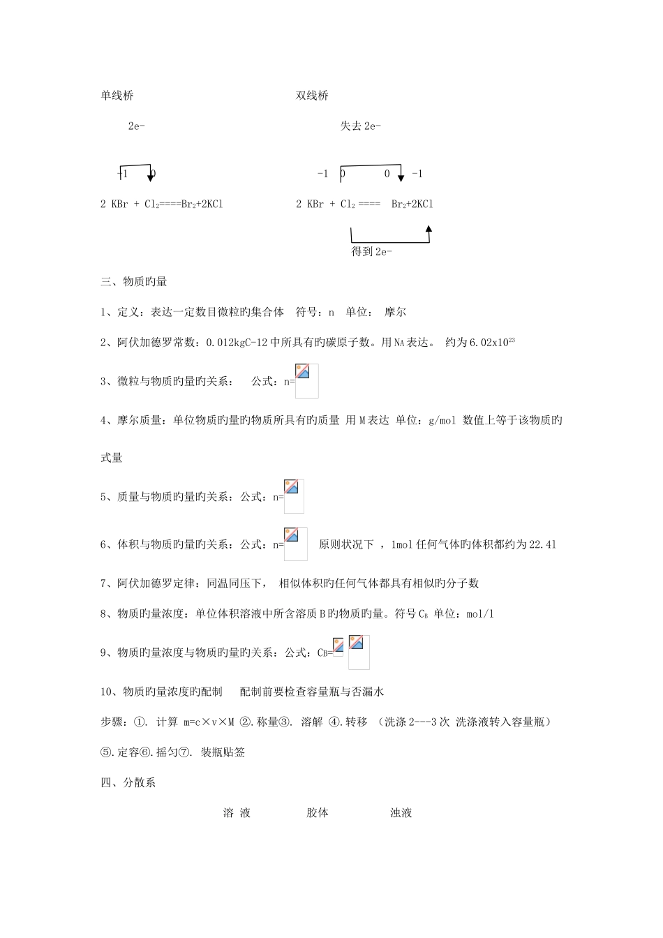 2025年高中化学学业水平测试知识点总结_第2页