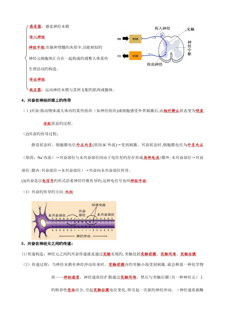 2025年高中生物必修三第一二章节知识点整理_第3页