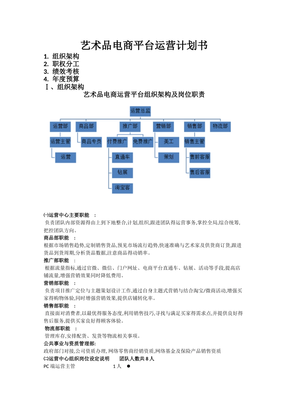 2025电商平台运营计划书_第1页
