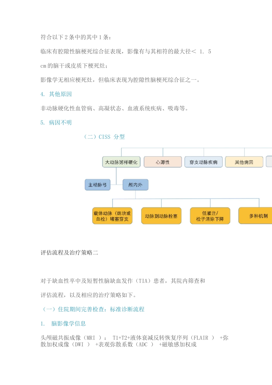 2025缺血性卒中的病因分型、评估流程及治疗策略_第2页