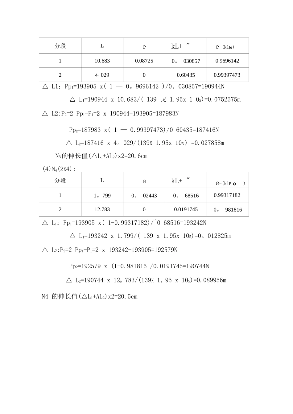 30m预应力箱梁张拉应力计算伸长量_第3页