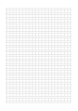 400字作文稿纸A4打印模板 