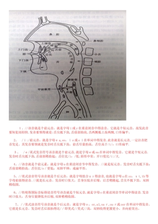 48个国际音标发音部位要领