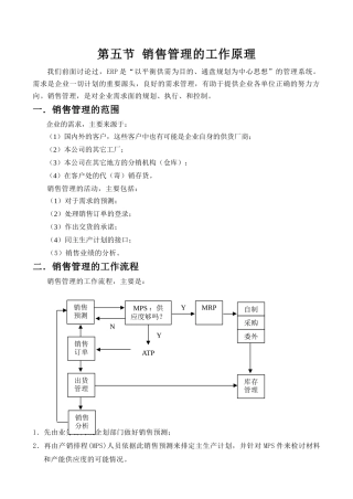 6销售管理的工作原理