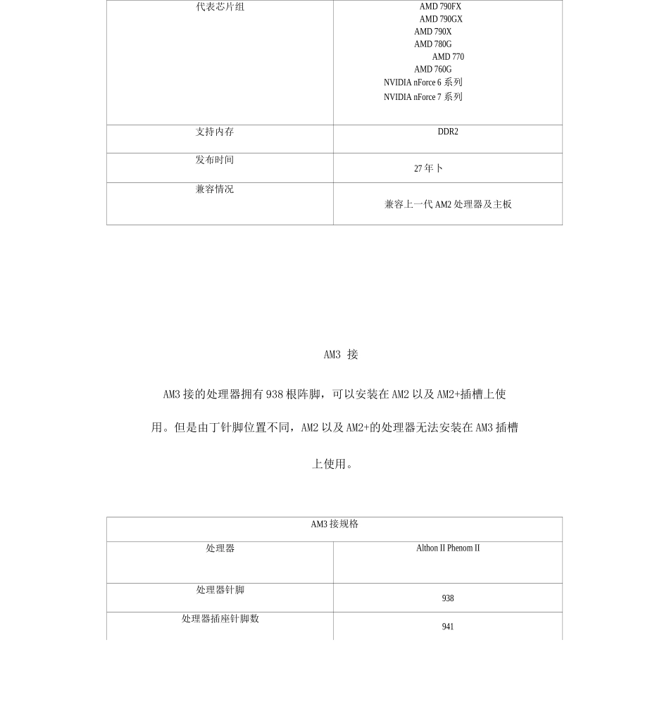 AMD处理器接口详细规格精编资料_第3页