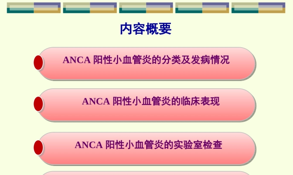 ANCA相关小血管炎优质PPT课件