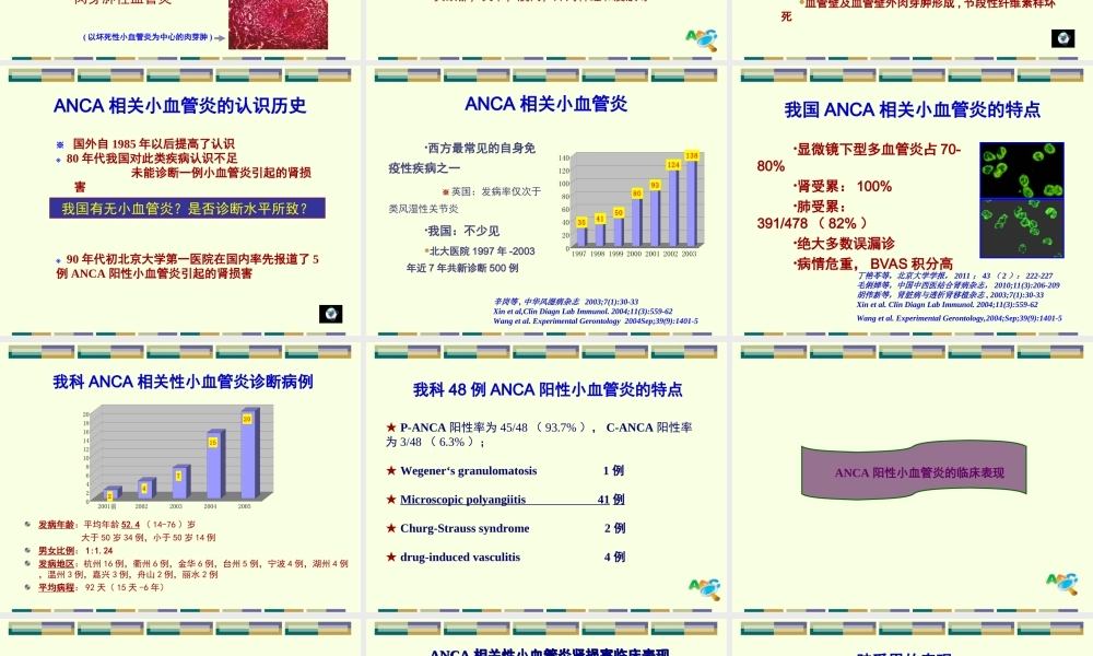 ANCA相关小血管炎优质PPT课件