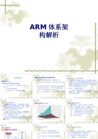 ARM体系架构解析优质PPT课件