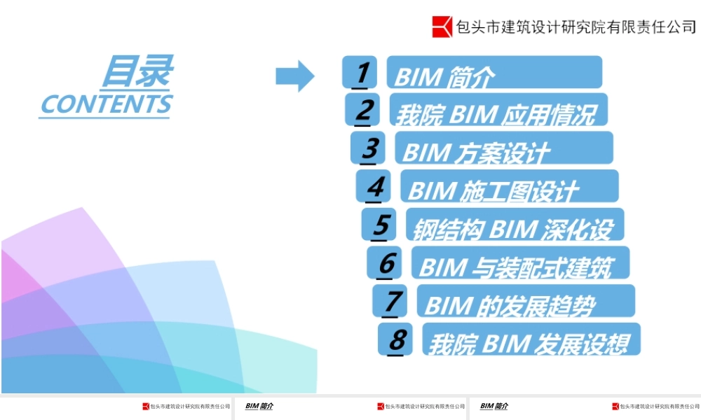 BIM在建筑设计中的应用研究专题培训课件
