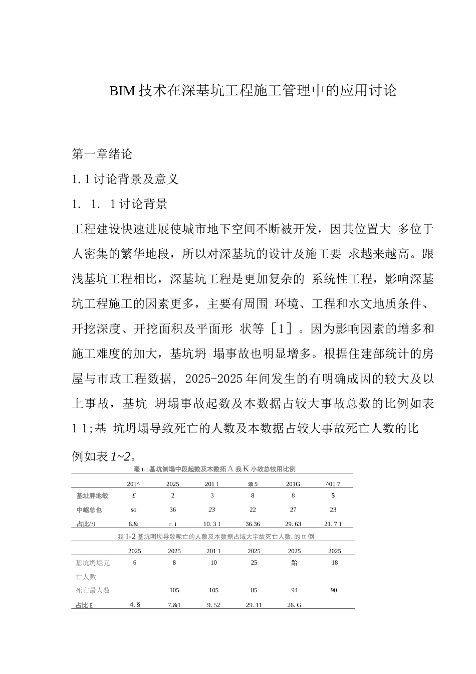 BIM技术在深基坑工程施工管理中的应用研究_第1页