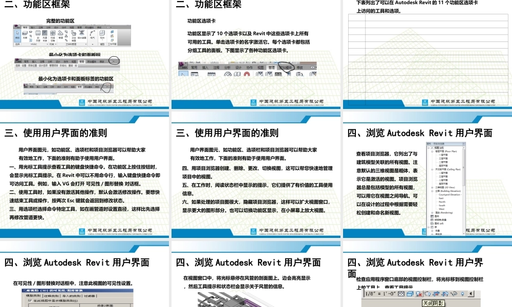 BIM软件基础操作PPT专业课件