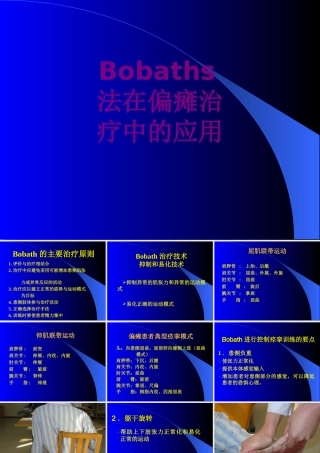 Bobaths法在偏瘫治疗中的应用优质PPT课件