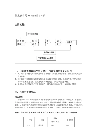 BYD---汽车营销策划书