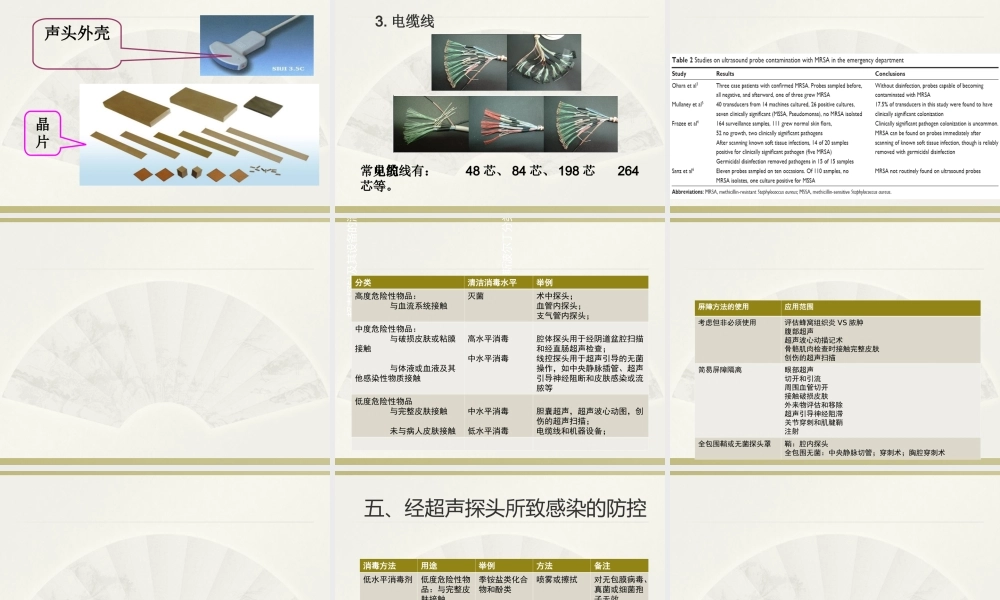 B超探头的清洁消毒优质PPT课件
