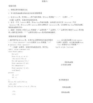 C++上机实验报告实验六