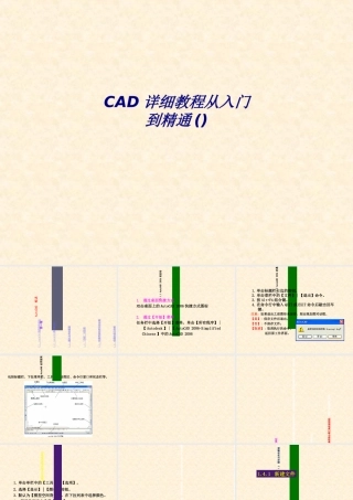 CAD详细教程从入门到精通专题培训课件