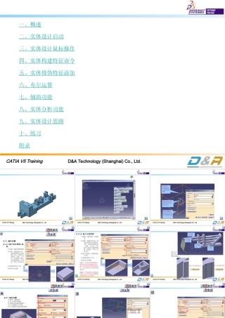 CATIA自学快速入门专题培训课件