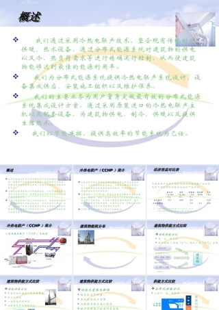 CCHP小型冷热电三联供PPT专业课件