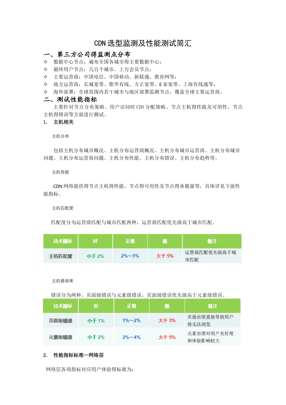 CDN选型监测及性能测试简汇_第1页