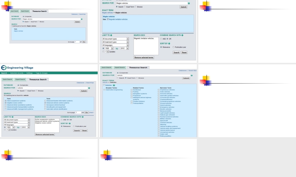 ChapterEI叙词检索优质PPT课件