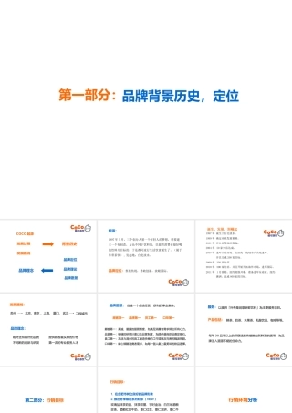coco都可奶茶PPT经典PPT专业课件