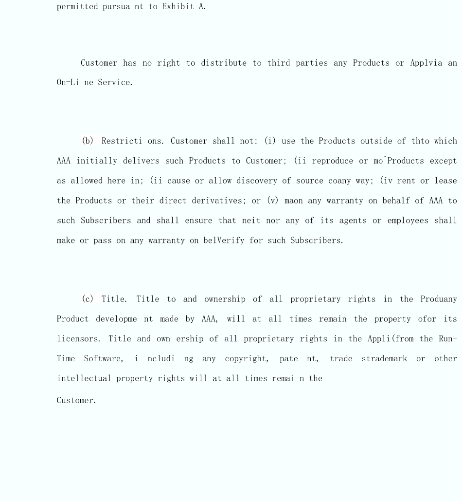 CorporateLicenseandServicesAgreement公司许可及服务协议_第3页