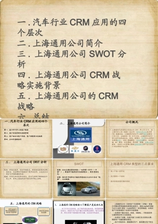 CRM案例分析PPT专业课件