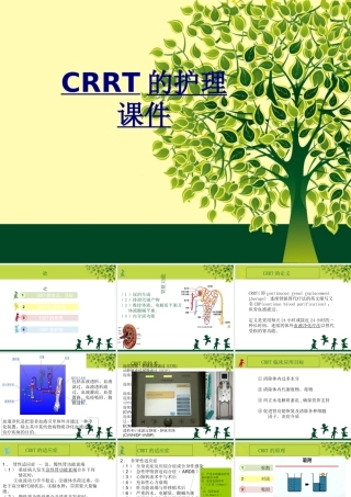 CRRT的护理优质PPT课件