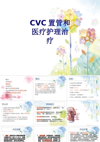 CVC置管和医疗护理治疗讲义